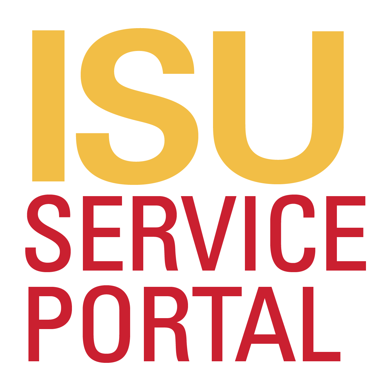 ISU Service Portal logo.